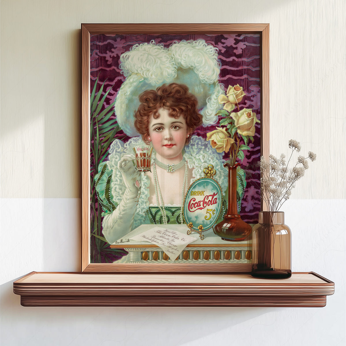 Vintage Coca-Cola Advertising Poster – Victorian Era Retro Wall Art Print – 30-01 — artwork preview 18