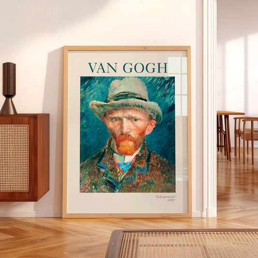 Vincent Van Gogh Self-Portrait 1887 Art Print – Famous Painting Decor — artwork preview 5