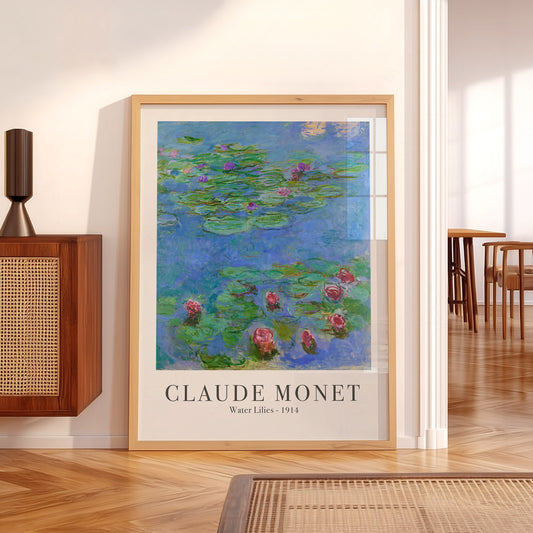 Claude Monet Water Lilies 1906 Art Print – Classic Wall Decor Poster — artwork preview 5