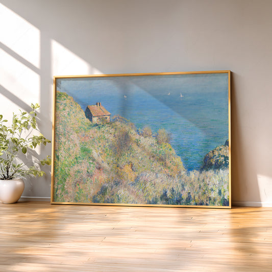 Claude Monet La Maison du Pêcheur Varengeville Print – Impressionist Wall Art — artwork preview 2
