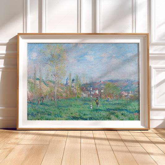 Claude Monet Spring in Vétheuil Art Print – Landscape Wall Art — artwork preview 5