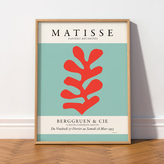 Henri Matisse Papiers Découpés Exhibition Poster – Modern Cut-Out Art — artwork preview 2