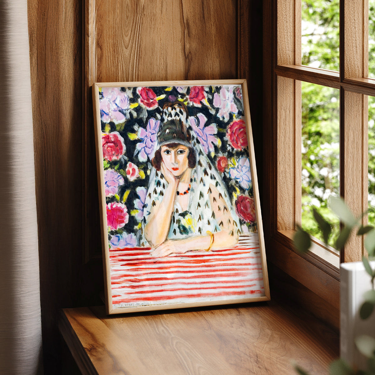 Henri Matisse Woman with a Mantilla Art Print — artwork preview 7