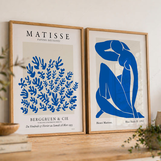 Henri Matisse Blue Nude & Papiers Découpés Print Set – Gallery Wall Art — artwork preview 8
