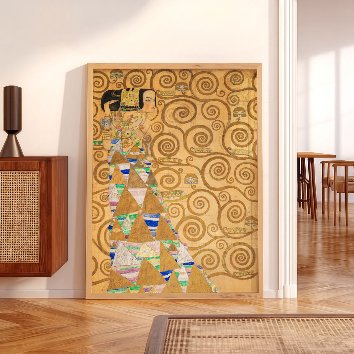 Gustav Klimt Expectation Art Print — artwork preview 5