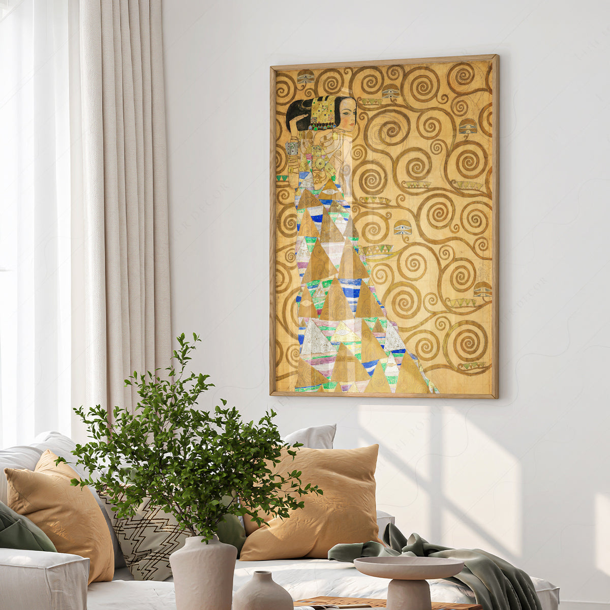 Gustav Klimt Expectation Art Print — artwork preview 6