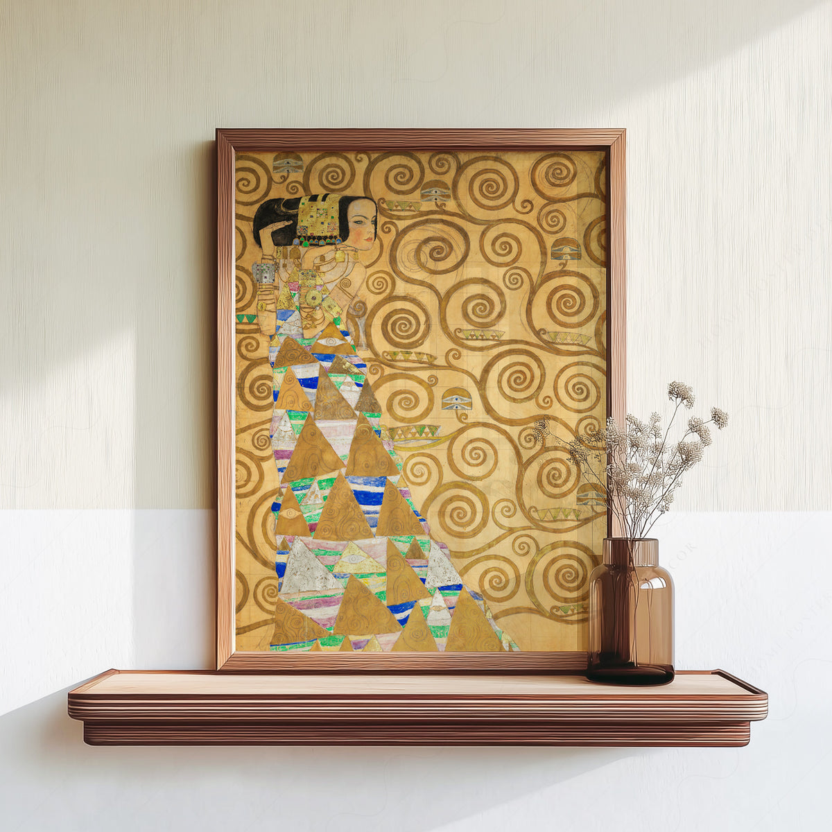 Gustav Klimt Expectation Art Print — artwork preview 18