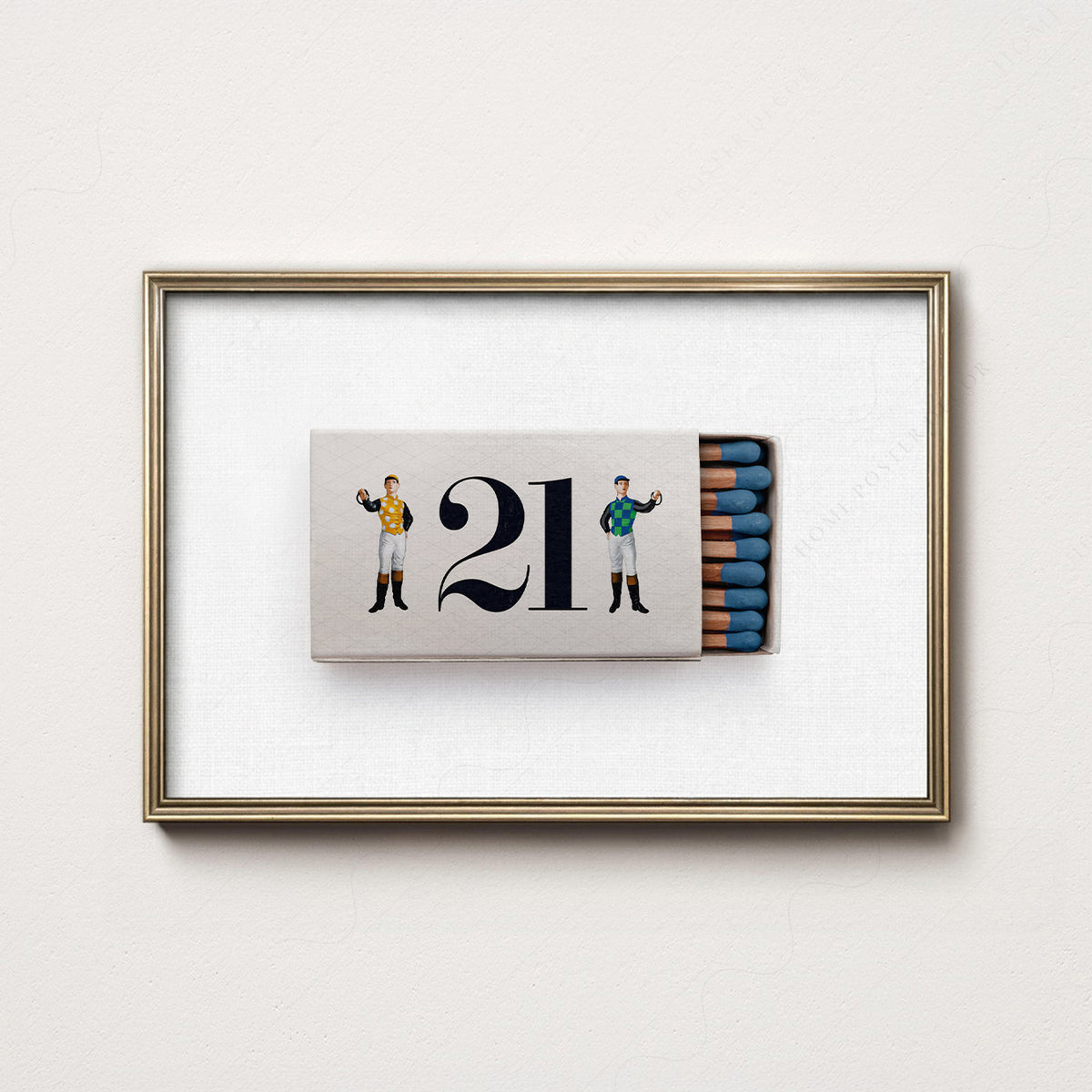 21 Club Matchbox Art Print — artwork preview 7