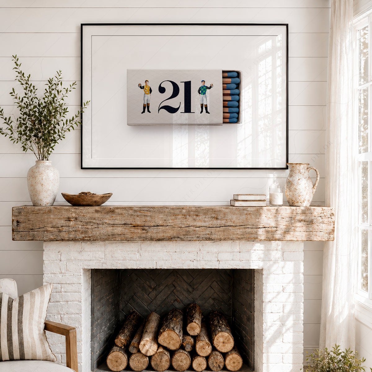 21 Club Matchbox Art Print — artwork preview 18
