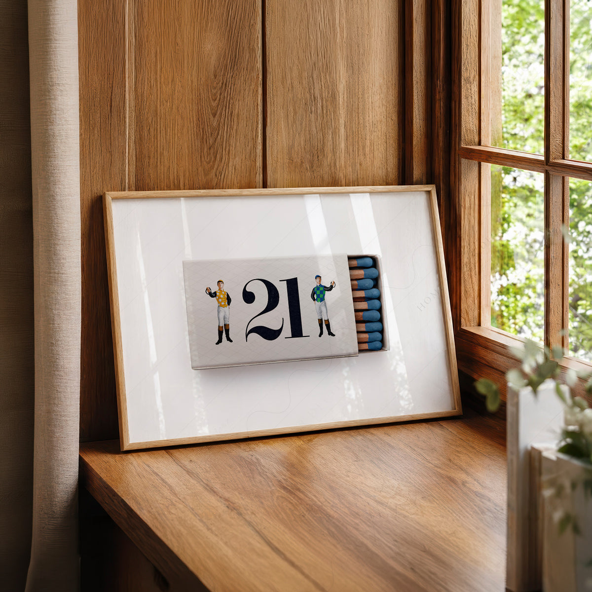 21 Club Matchbox Art Print — artwork preview 22
