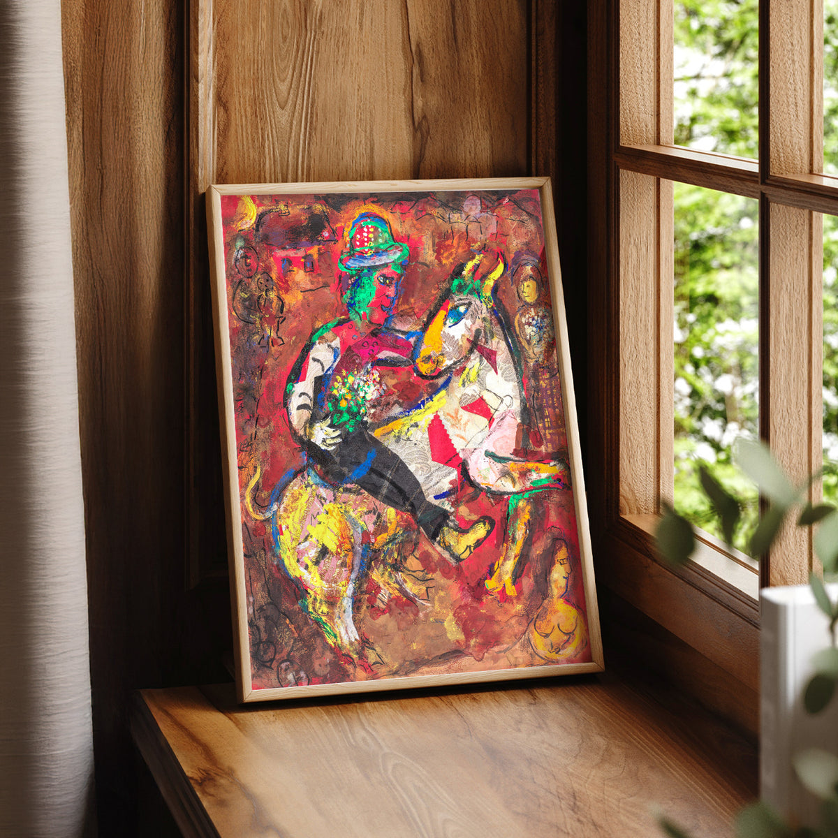 Marc Chagall Horse and Rider Sketch Art Print — artwork preview 7