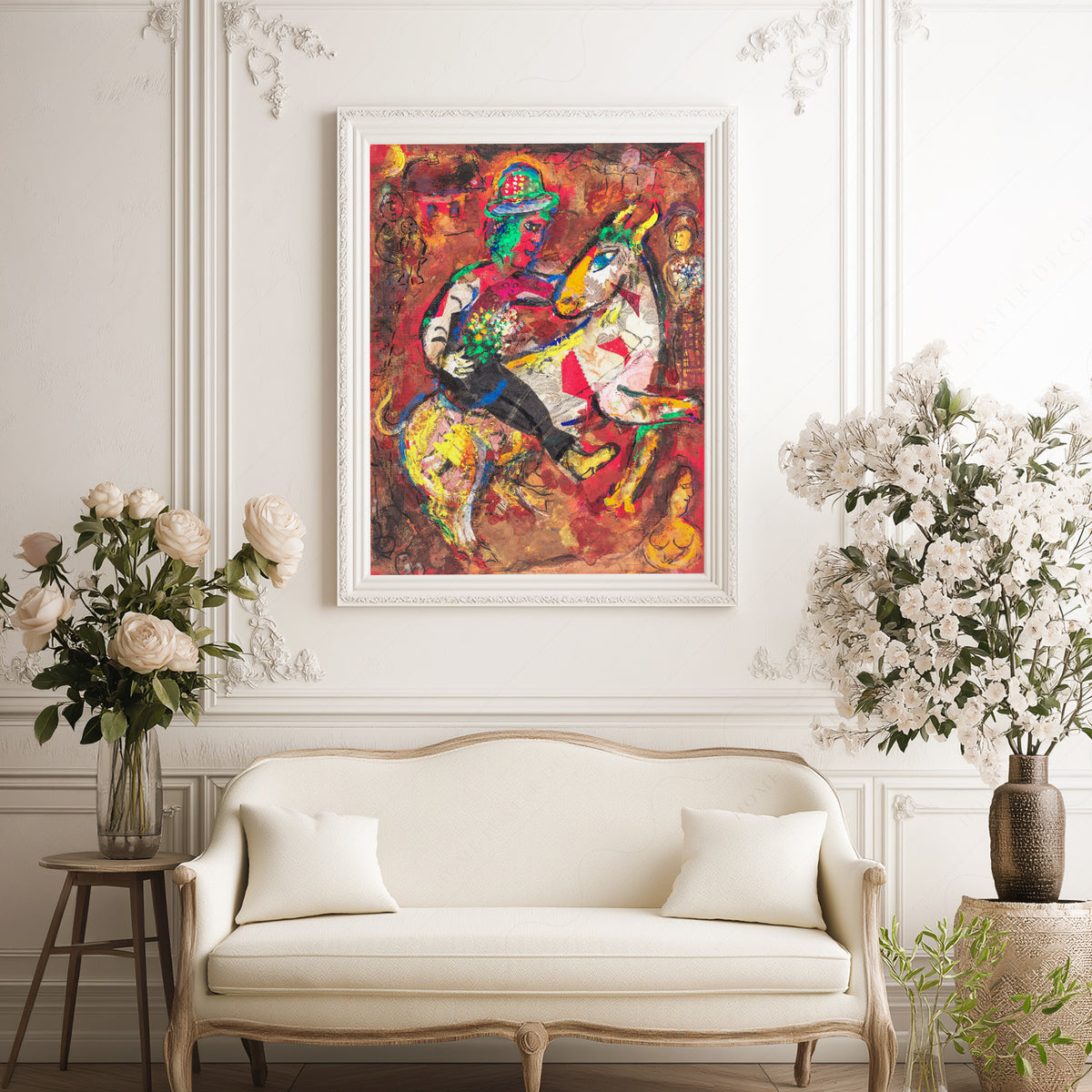 Marc Chagall Horse and Rider Sketch Art Print — artwork preview 17