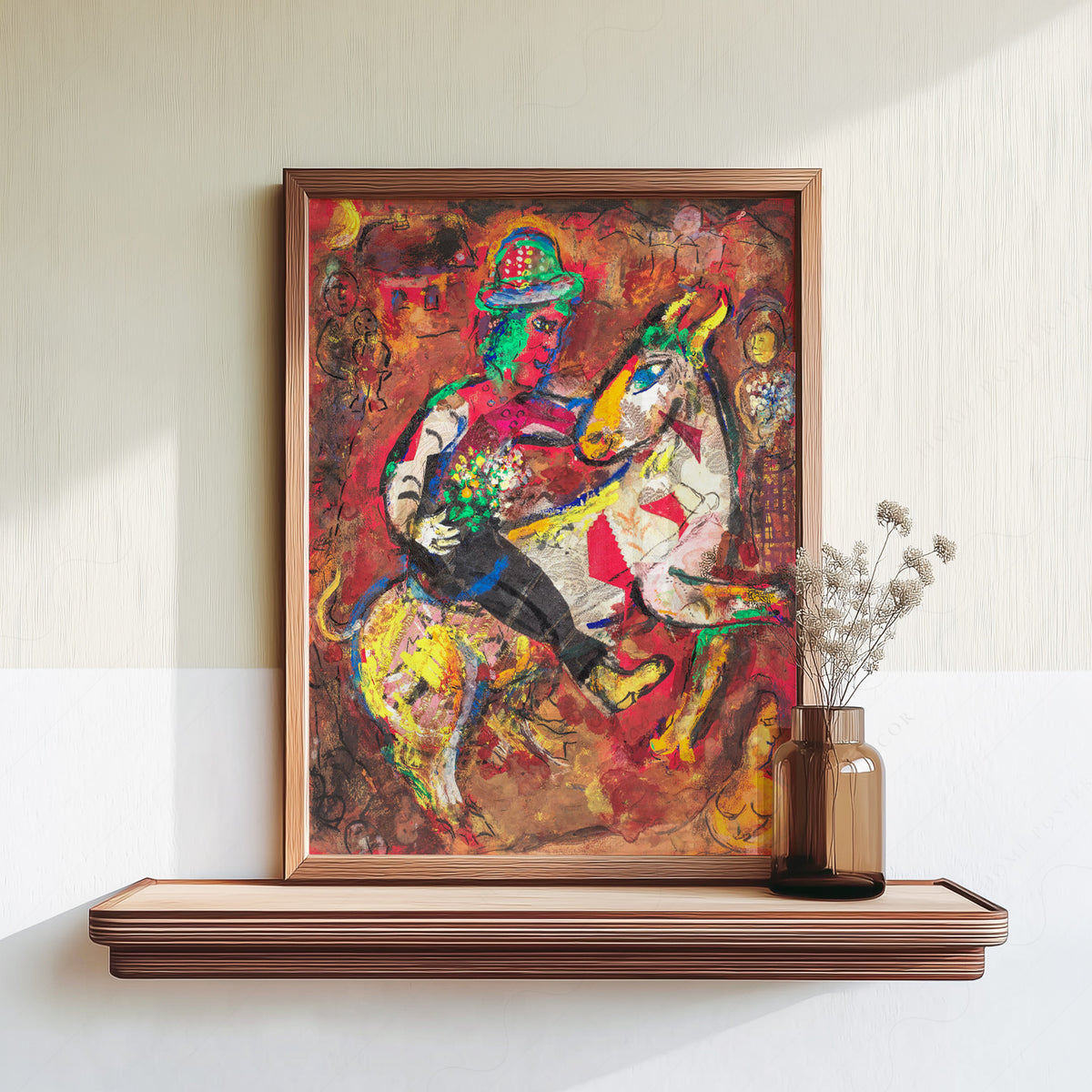 Marc Chagall Horse and Rider Sketch Art Print — artwork preview 18