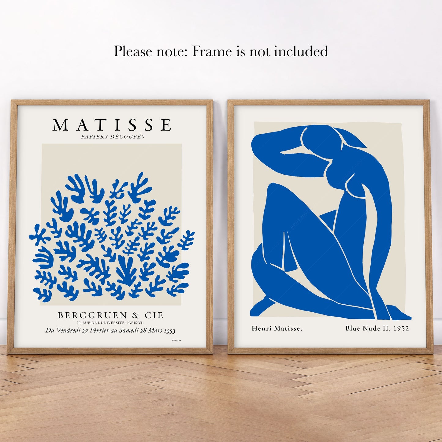 Henri Matisse Blue Nude & Papiers Découpés Print Set – fine art wall poster