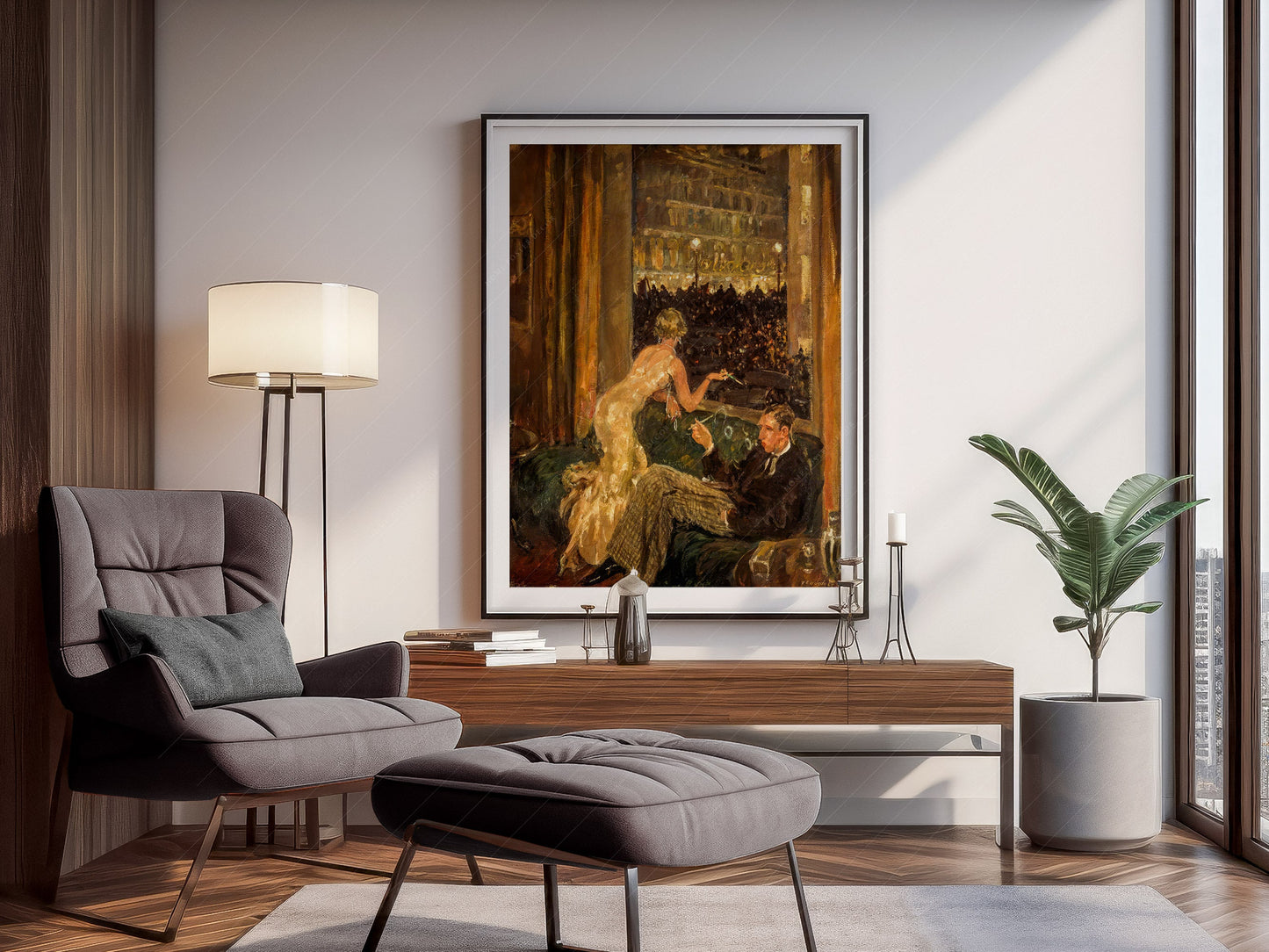 Thomas Cantrell Dugdale Viewed from an Interior Print – art poster for living room