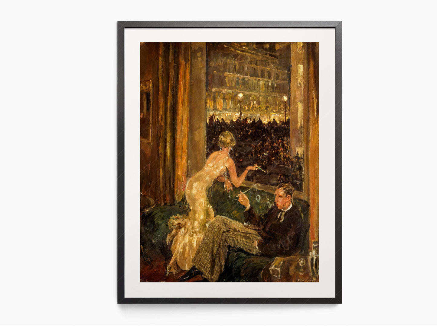 Thomas Cantrell Dugdale Viewed from an Interior Print – gallery wall art poster