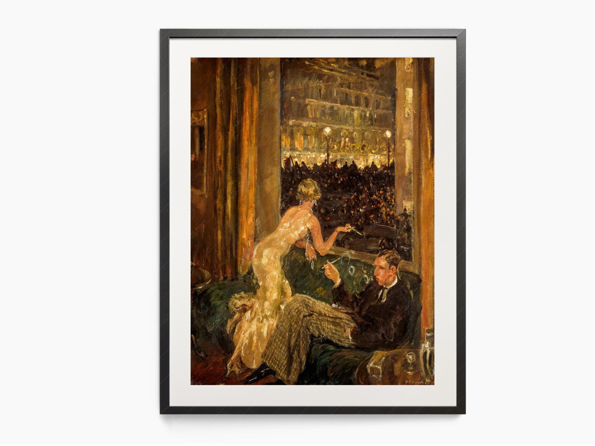 Thomas Cantrell Dugdale Viewed from an Interior Print – gallery wall art poster