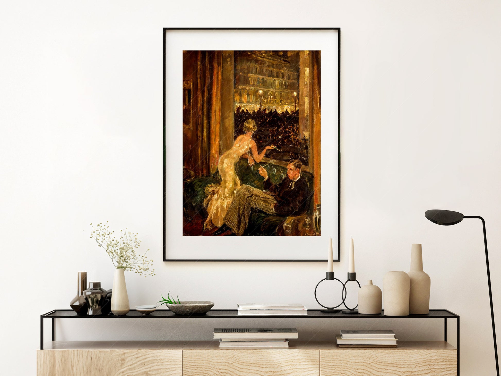 Thomas Cantrell Dugdale Viewed from an Interior Print – archival paper art print