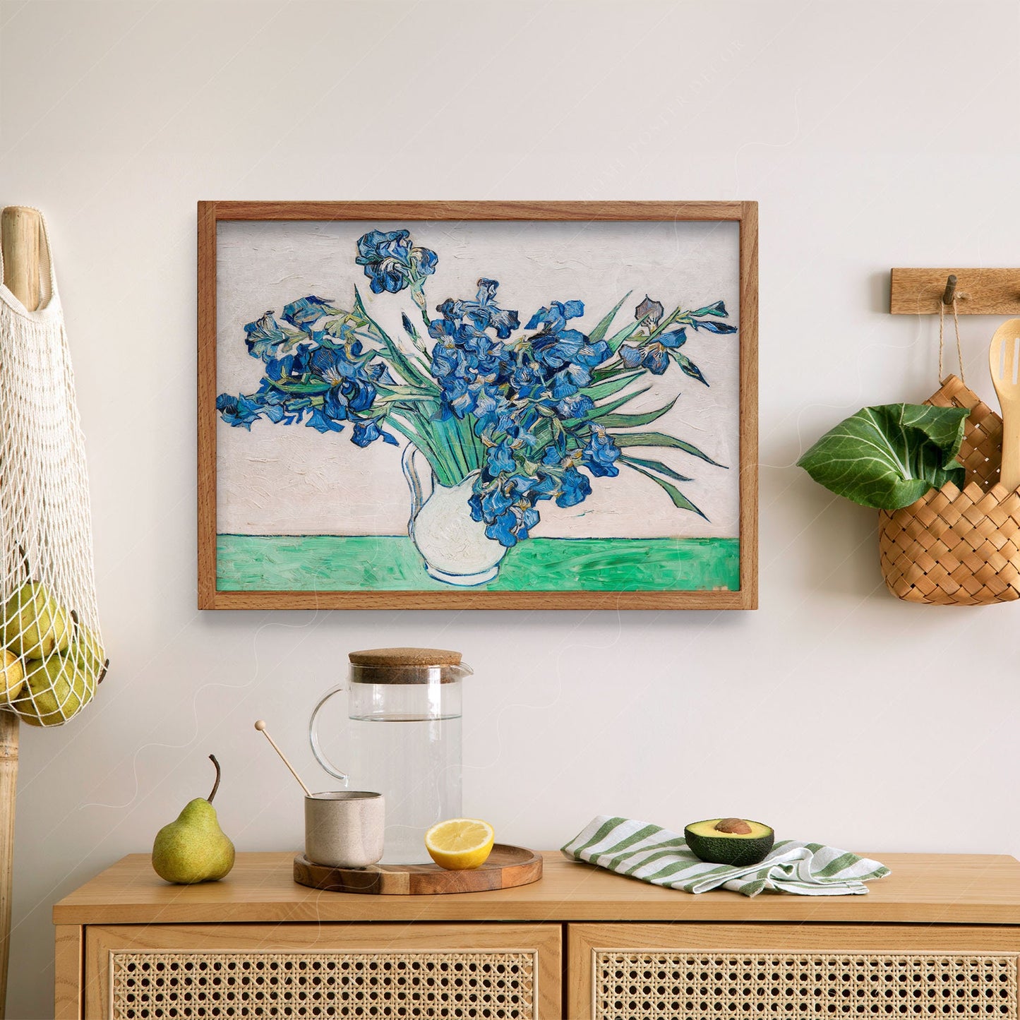 Vincent van Gogh Irises Art Print – Famous Painting – classic art print reproduction