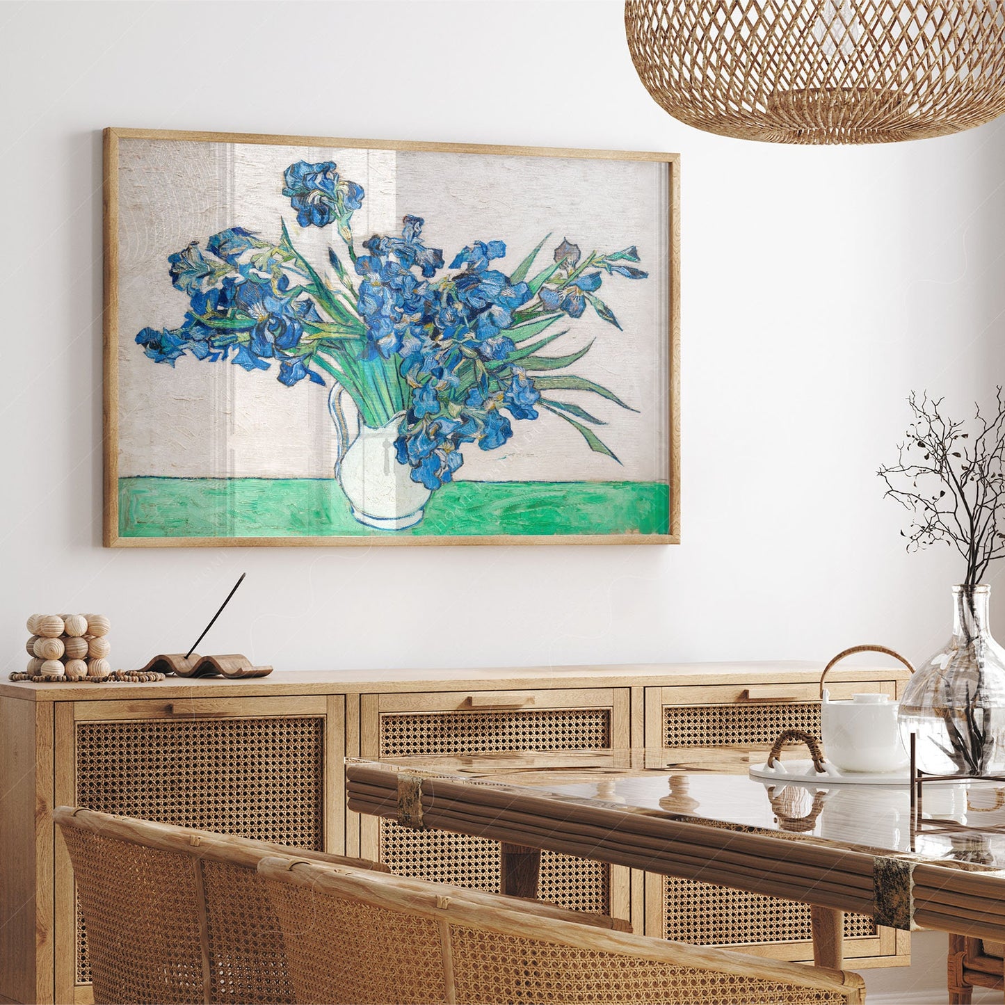 Vincent van Gogh Irises Art Print – Famous Painting – museum quality art print