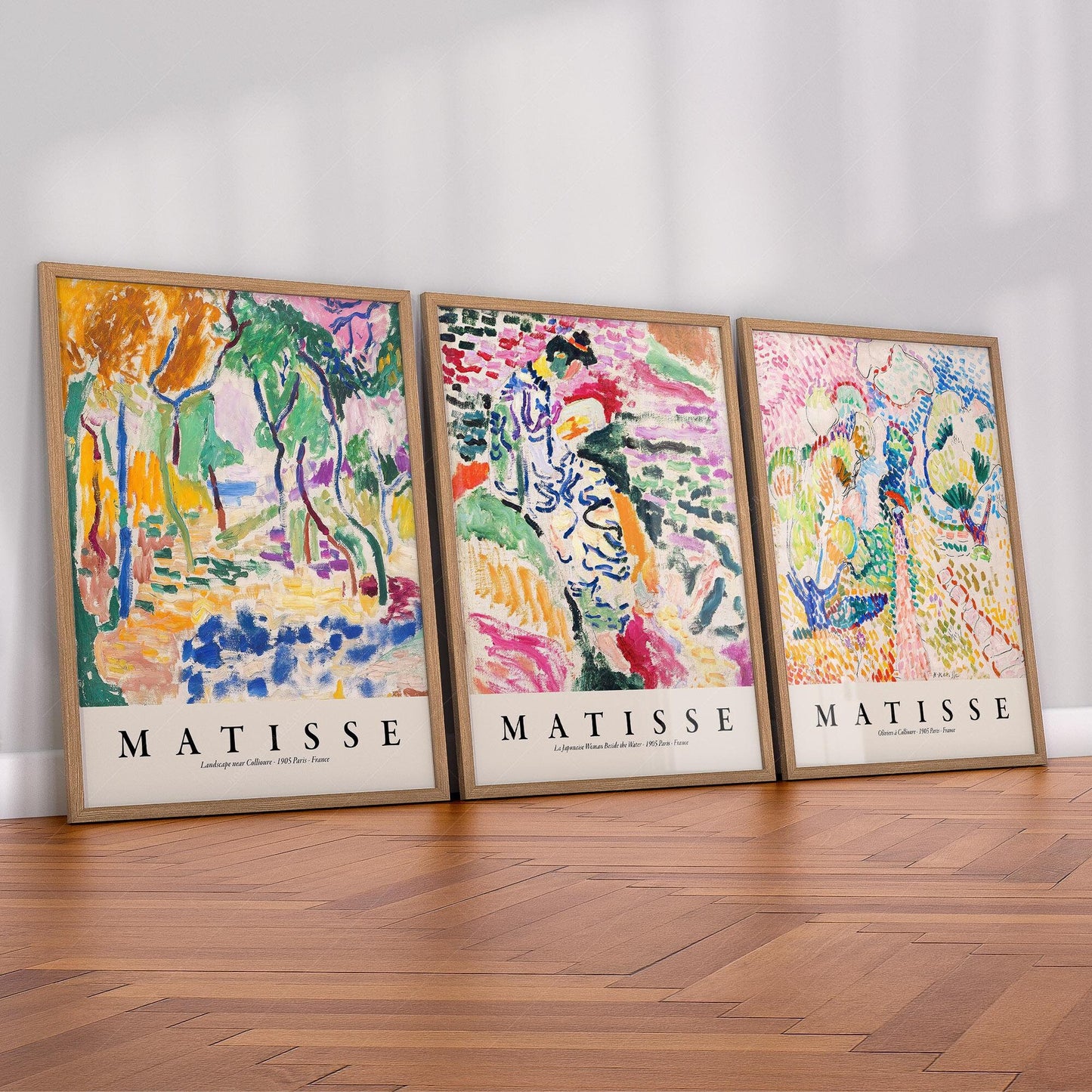 Henri Matisse Gallery Wall Set of 3 Prints – Colorful – high quality art print