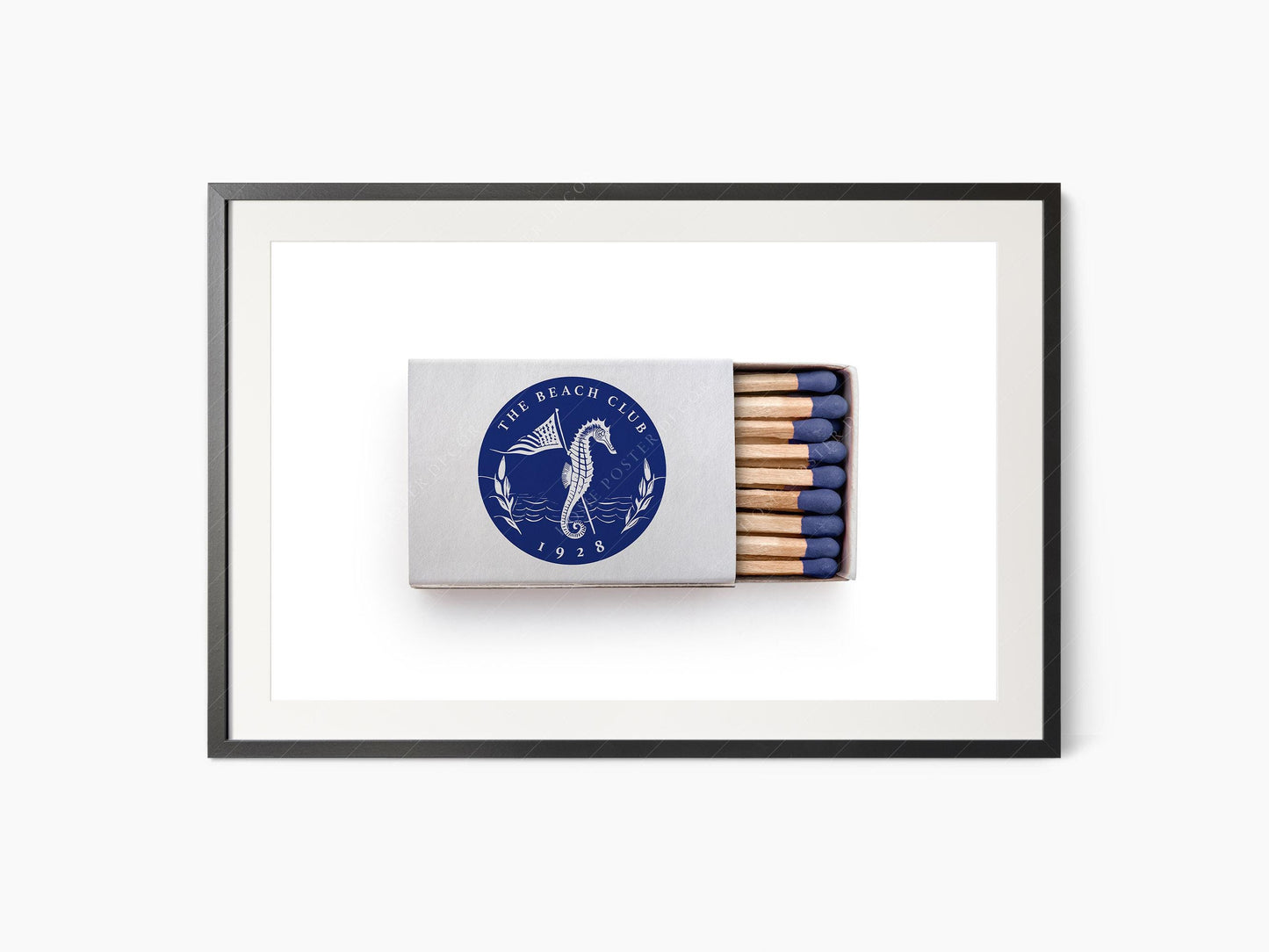 Personalized Matchbox Art Print – Custom Hotel – classic matchbox series art print