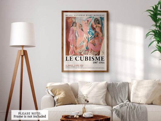 Picasso Les Demoiselles d'Avignon Print – Cubism – fine art print wall decor