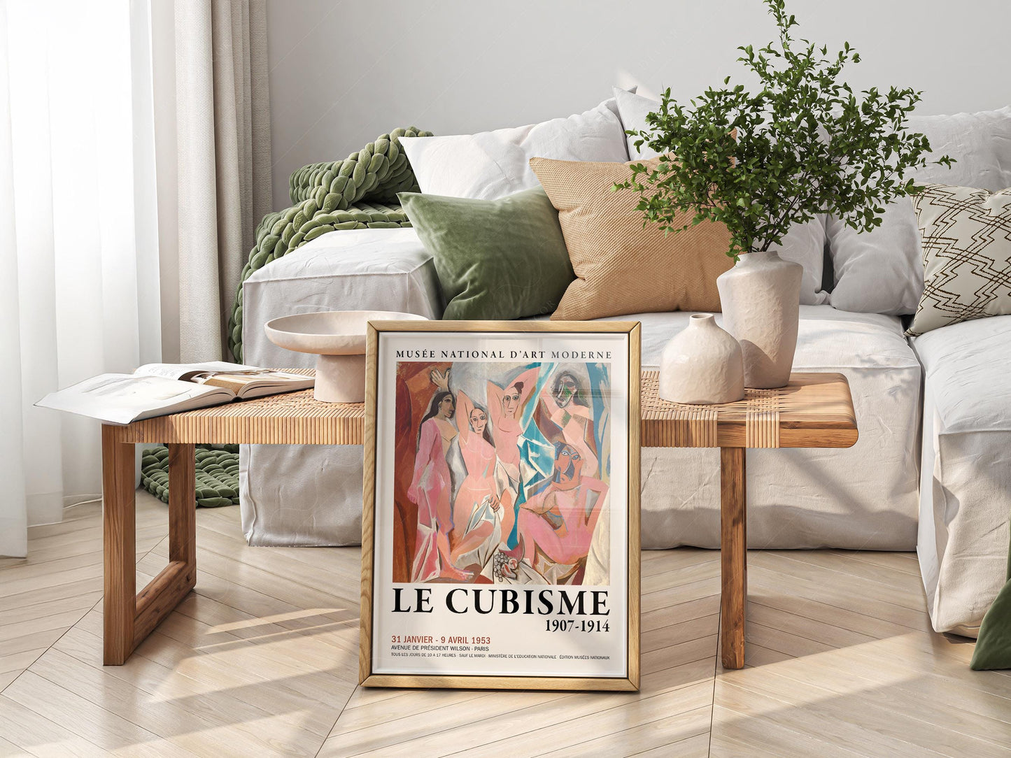 Picasso Les Demoiselles d'Avignon Print – Cubism – art poster for living room