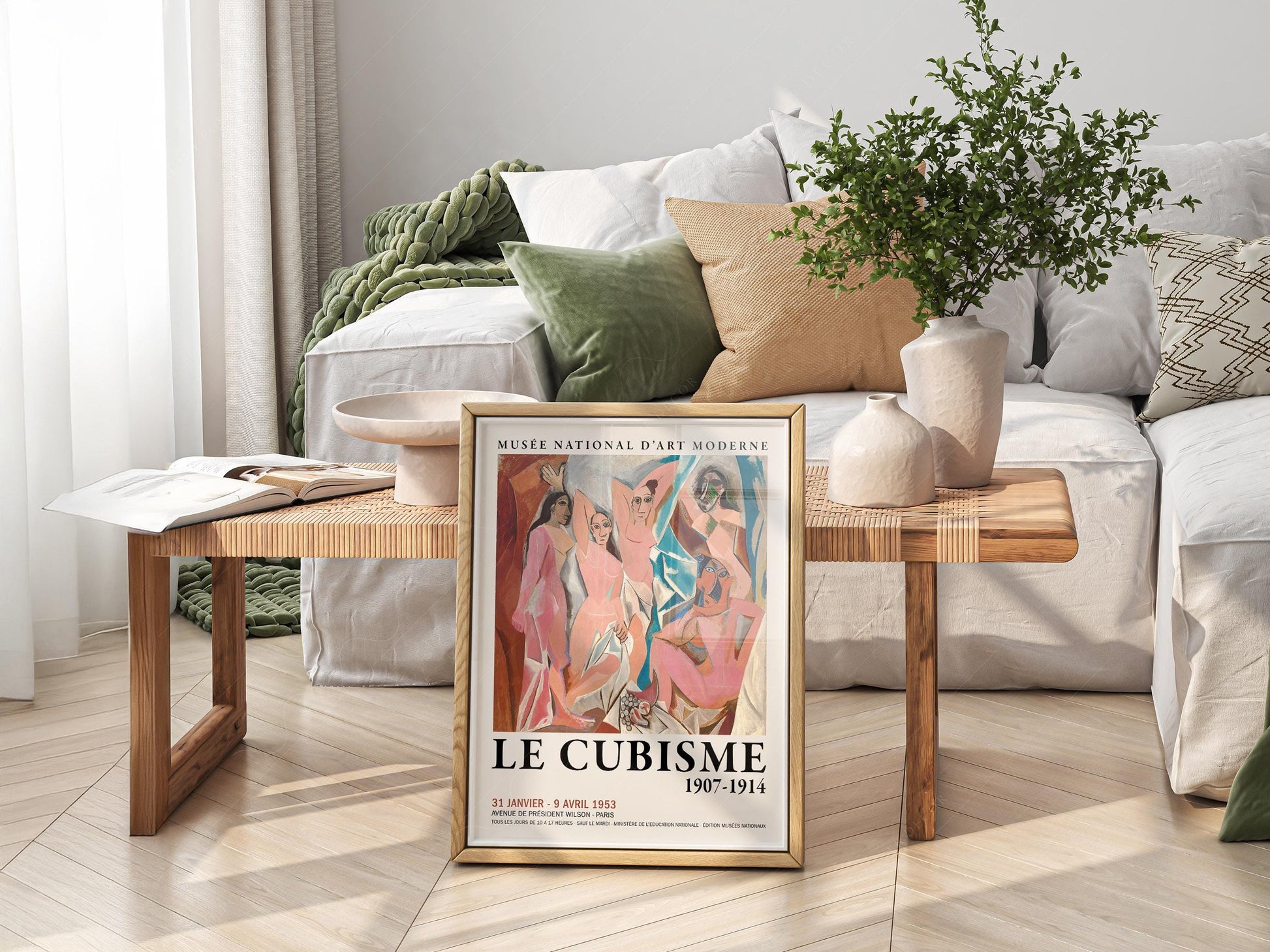 Picasso Les Demoiselles d'Avignon Print – Cubism – art poster for living room