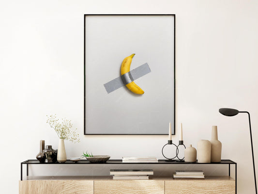 Banana Duct Tape Art Print – Comedian Conceptual Wall – fine art print wall decor