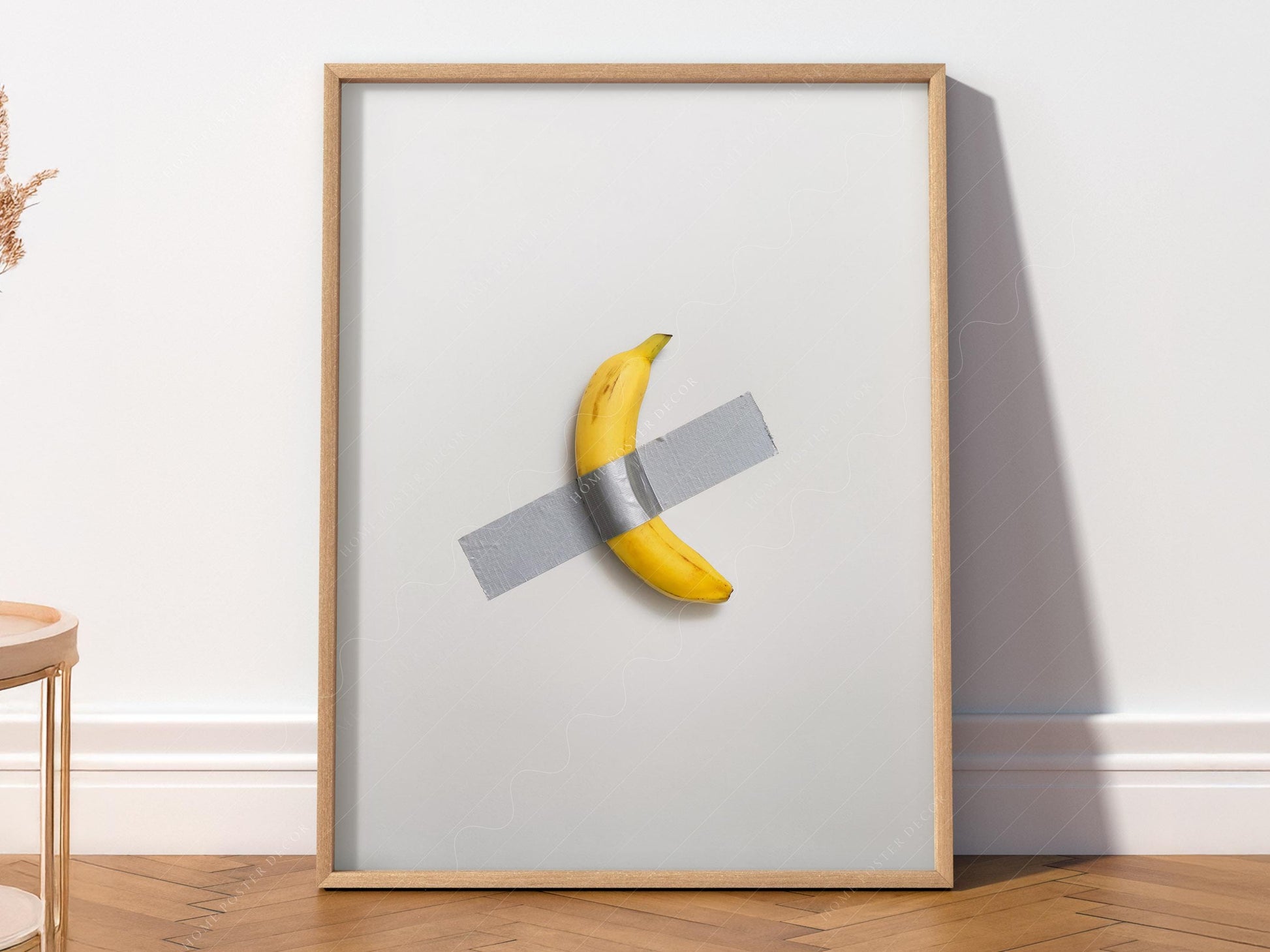 Banana Duct Tape Art Print – Comedian Conceptual Wall – art poster for living room