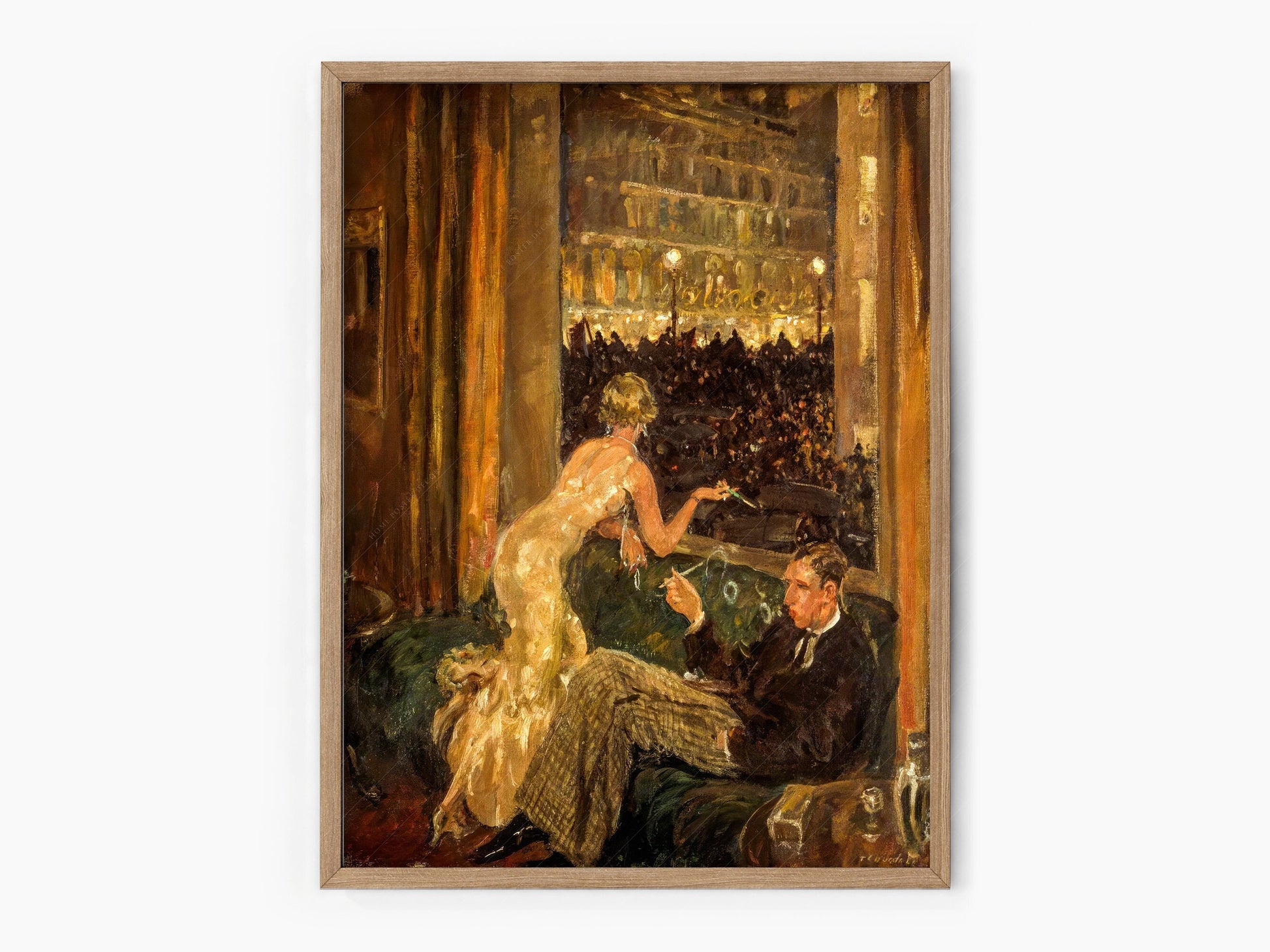 Thomas Cantrell Dugdale Viewed from an Interior Print – fine art print wall decor