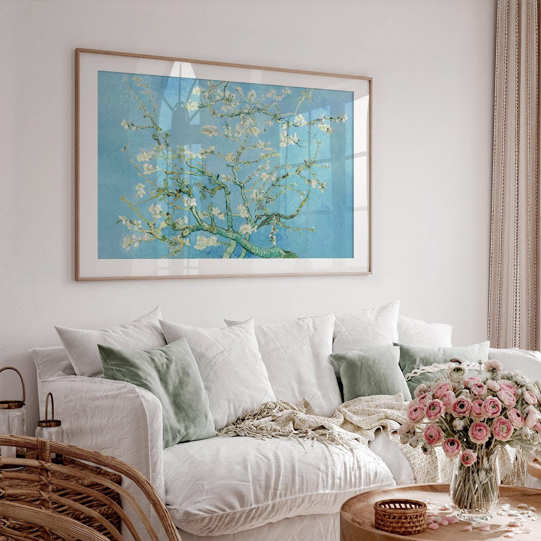 Van Gogh Almond Blossom Print – Famous Painting Wall – playful nursery poster print