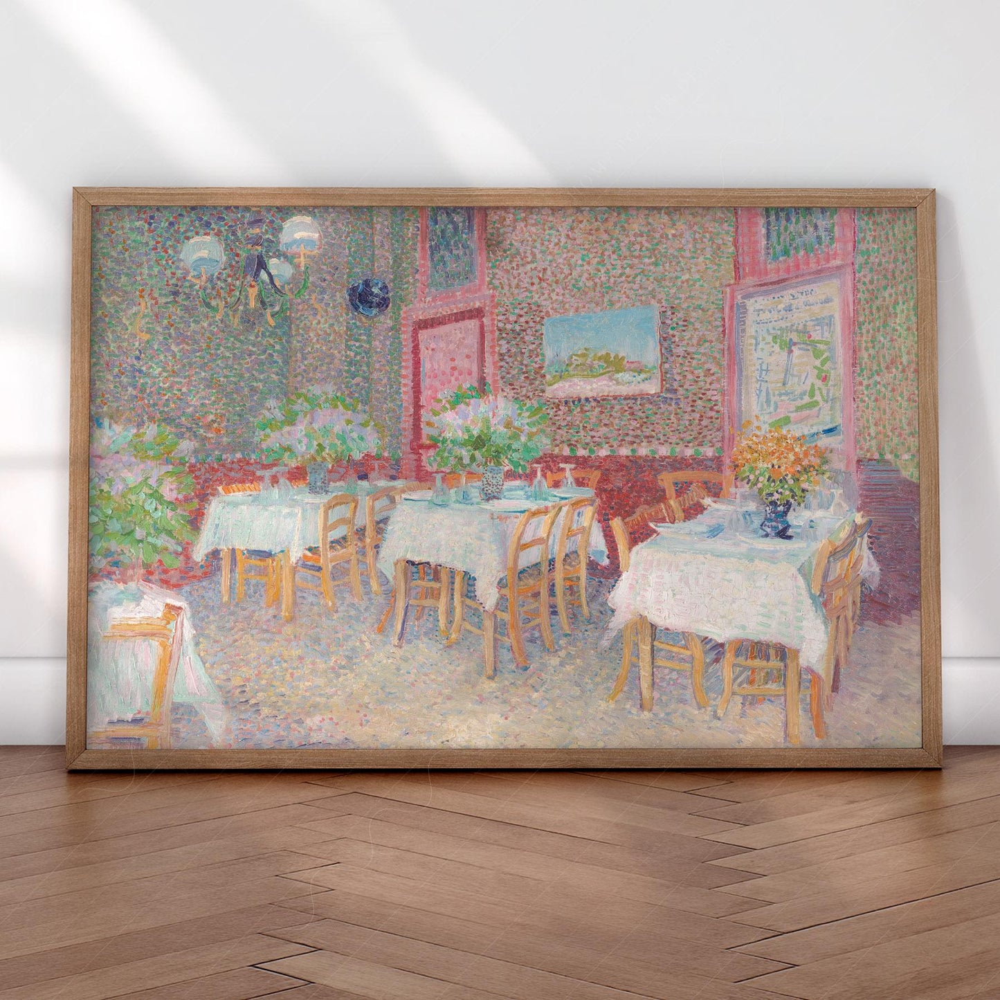 Van Gogh Interior of a Restaurant Print – Vintage Café – fine art print wall decor