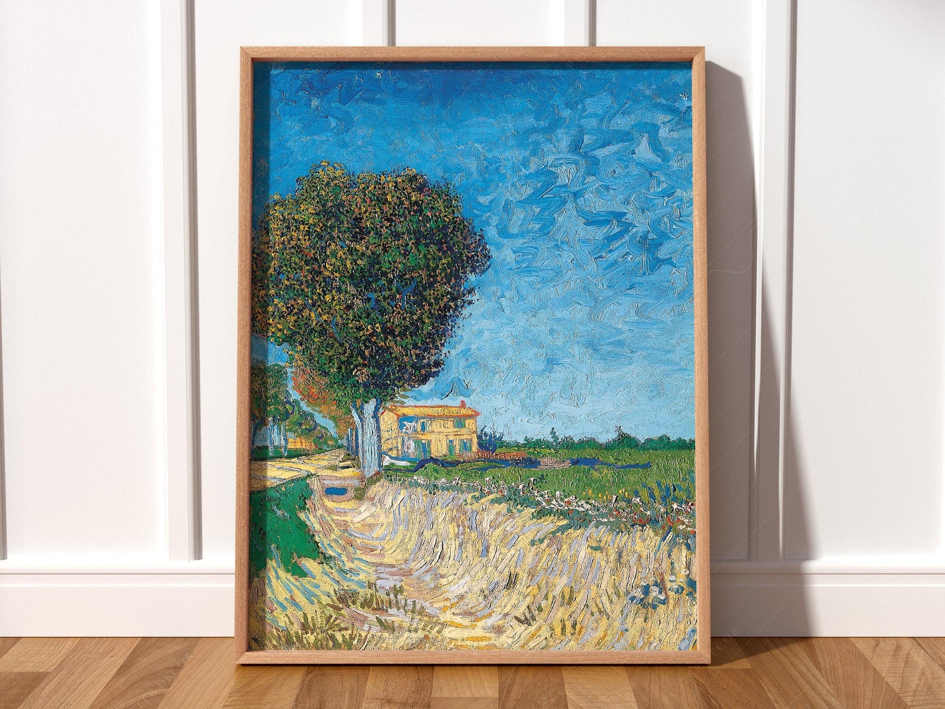 Vincent van Gogh A Lane Near Arles Art Print – Famous – fine art print wall decor