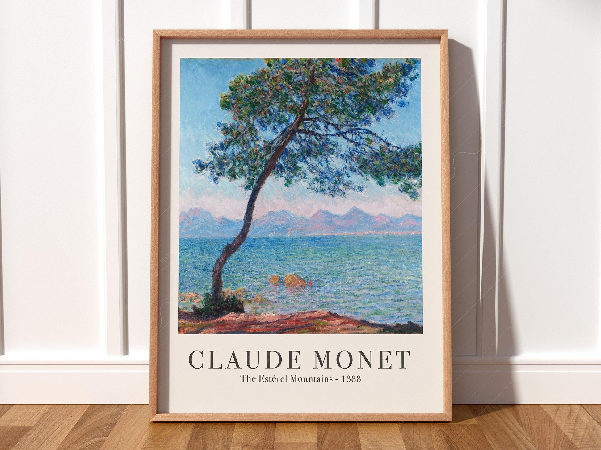 Claude Monet The Estérel Mountains Art Print – French – fine art print wall decor