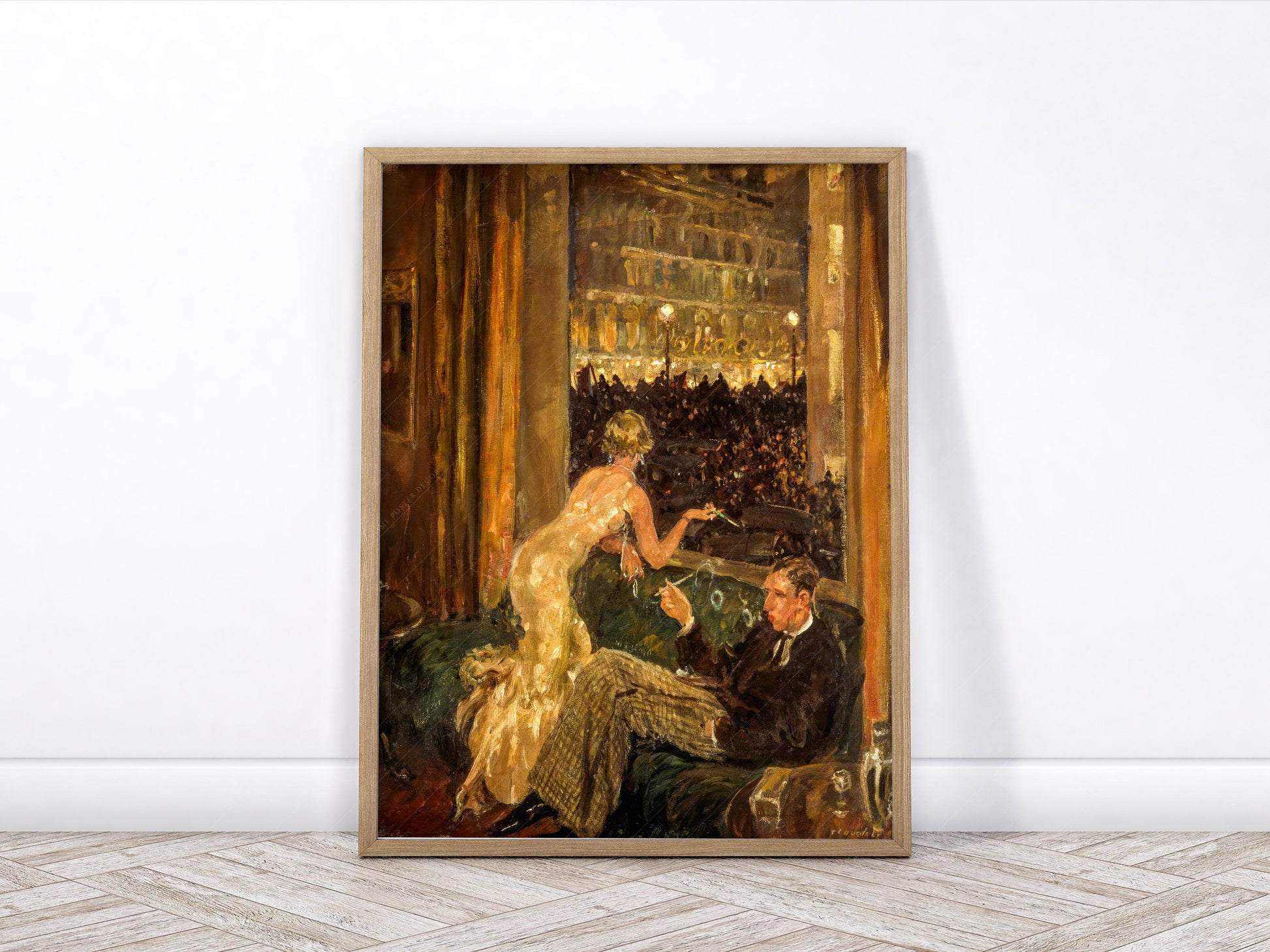 Thomas Cantrell Dugdale Viewed from an Interior Print – museum quality art print