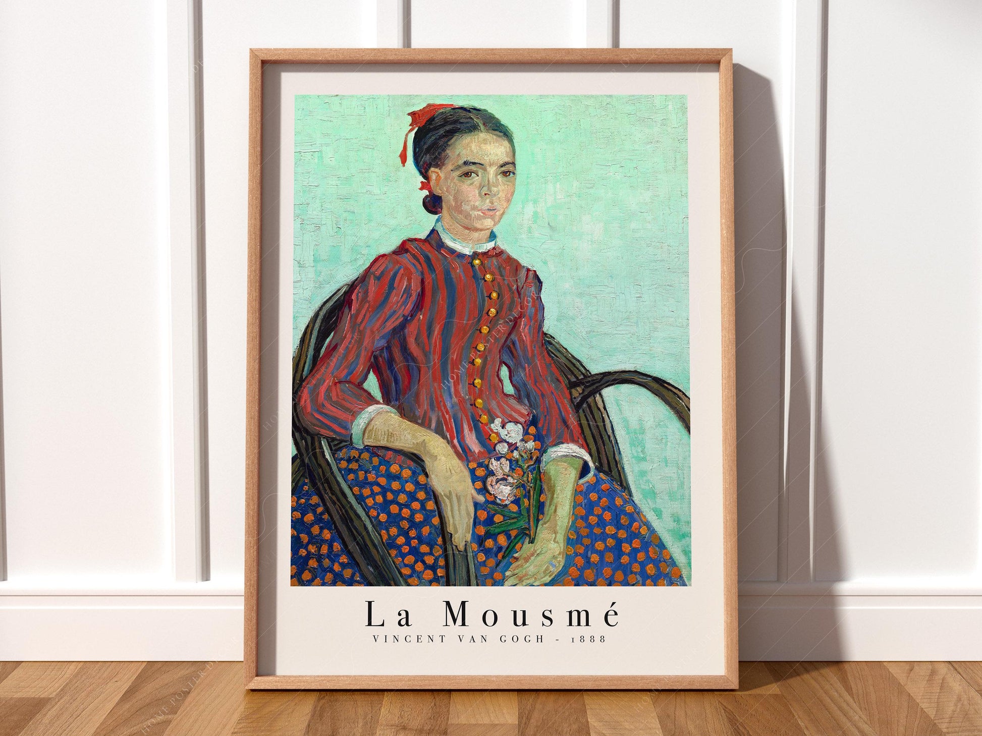 Vincent van Gogh La Mousmé Art Print – Famous Painting – fine art print wall decor