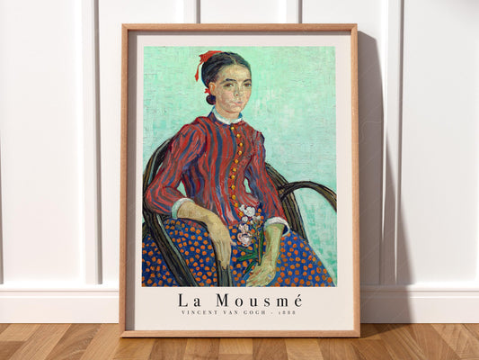 Vincent van Gogh La Mousmé Art Print – Famous Painting – fine art print wall decor