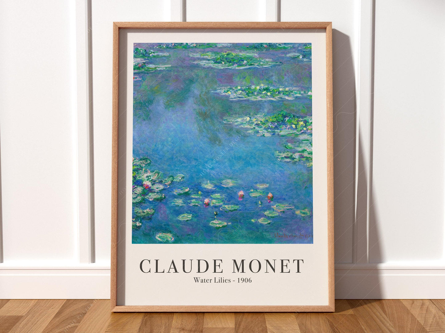 Claude Monet Water Lilies 1906 Art Print – Classic – fine art print wall decor