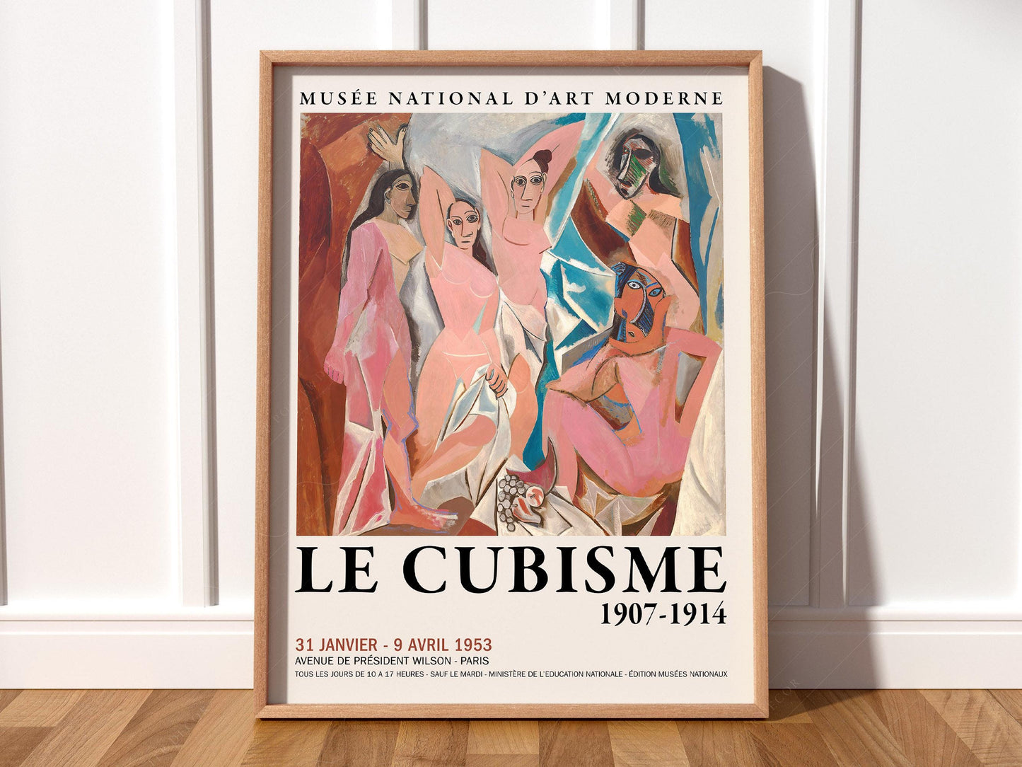 Picasso Les Demoiselles d'Avignon Print – Cubism – fine art wall poster