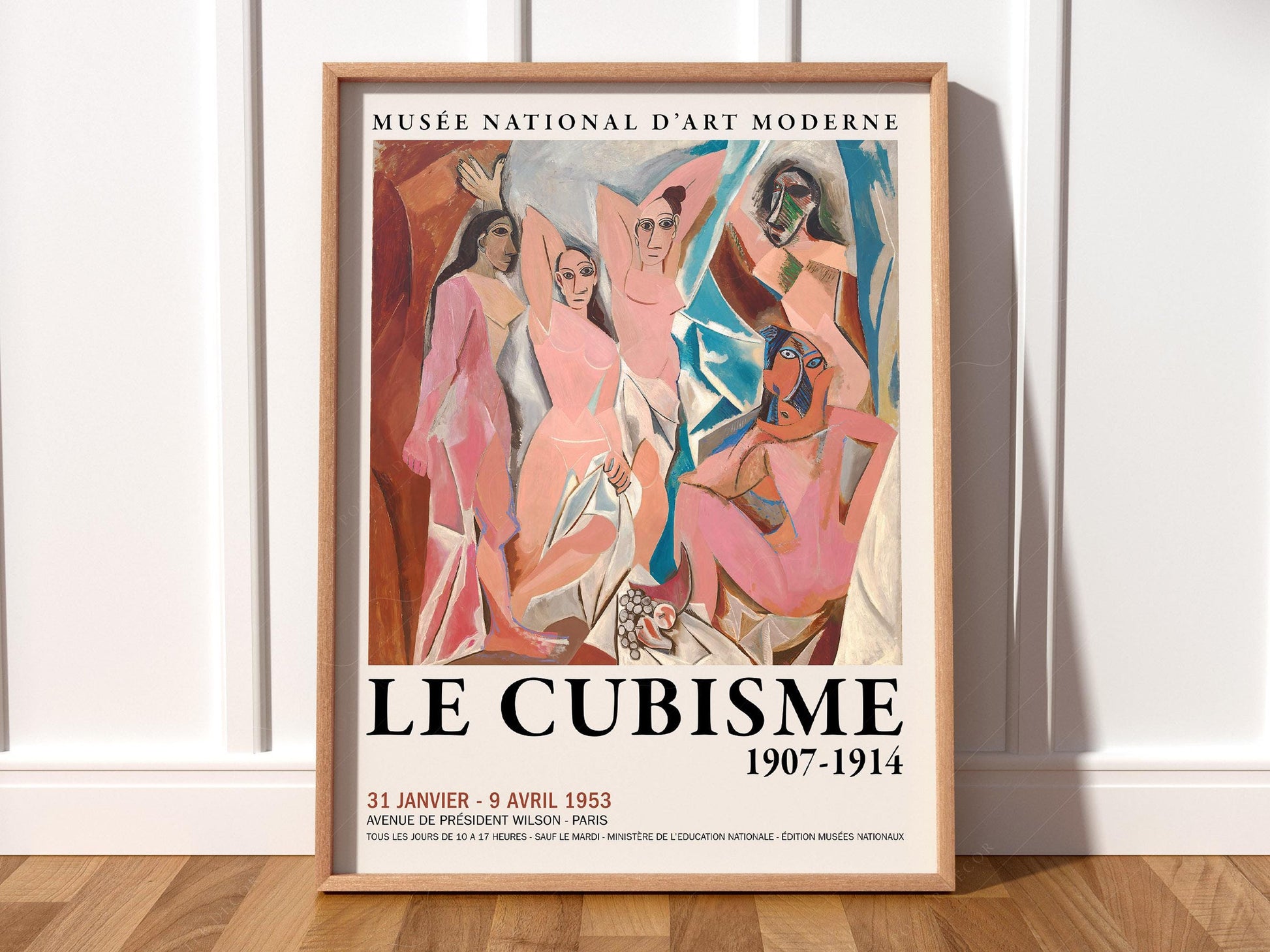 Picasso Les Demoiselles d'Avignon Print – Cubism – fine art wall poster
