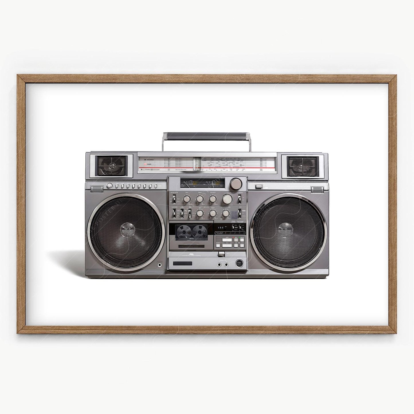 RC M90 Boombox Art Print – 80s Hip Hop Retro Music – gallery wall art poster