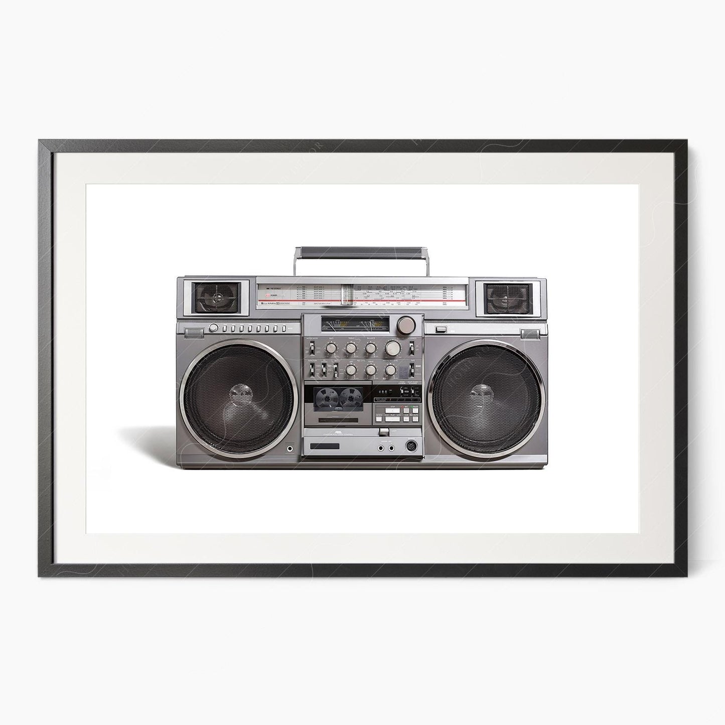RC M90 Boombox Art Print – 80s Hip Hop Retro Music – fine art print wall decor