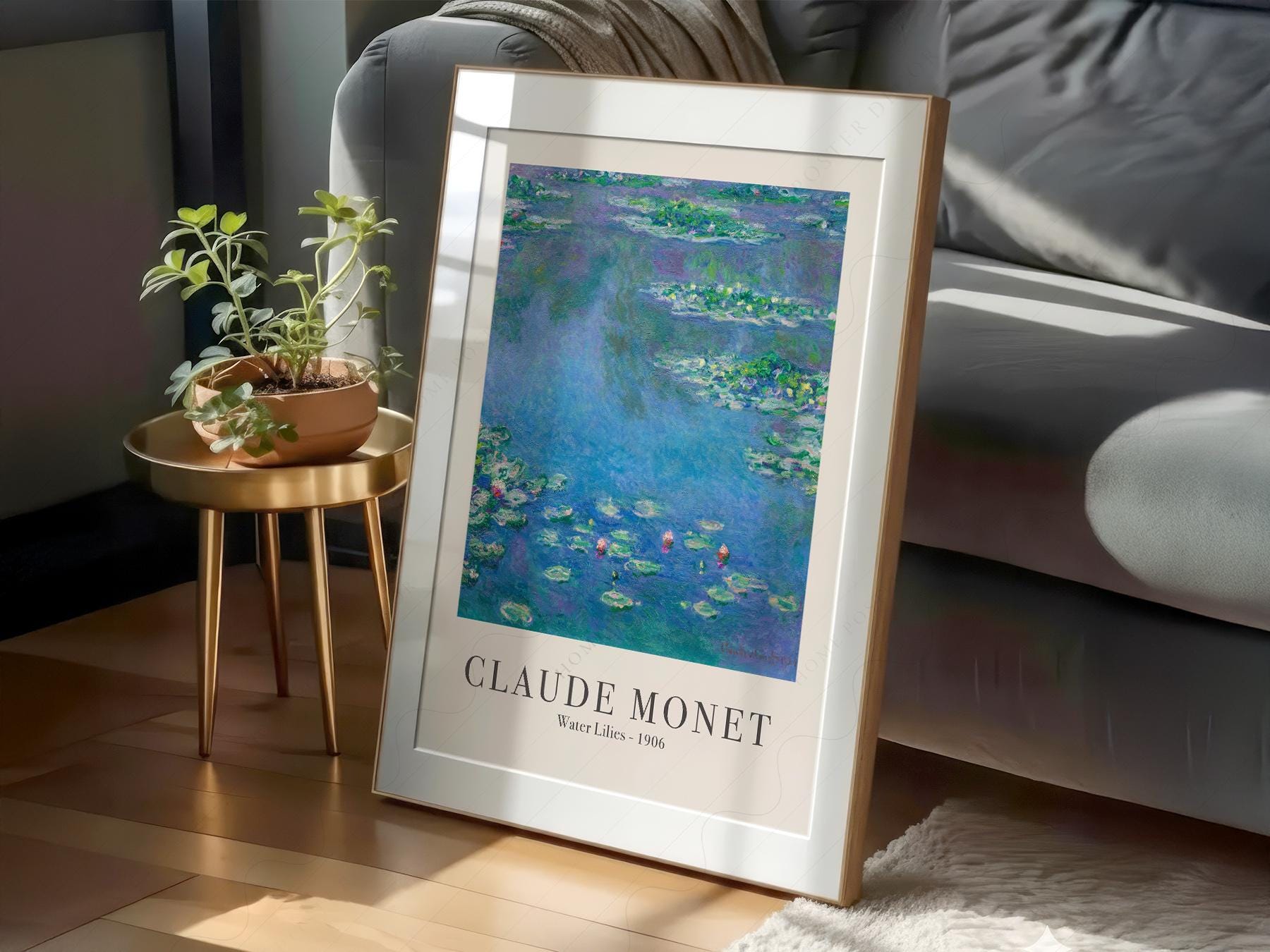 Claude Monet Water Lilies 1906 Art Print – Classic – fine art wall poster