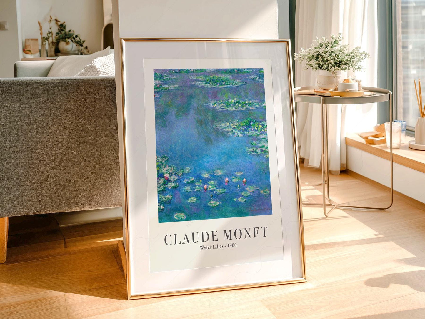 Claude Monet Water Lilies 1906 Art Print – Classic – classic art print reproduction