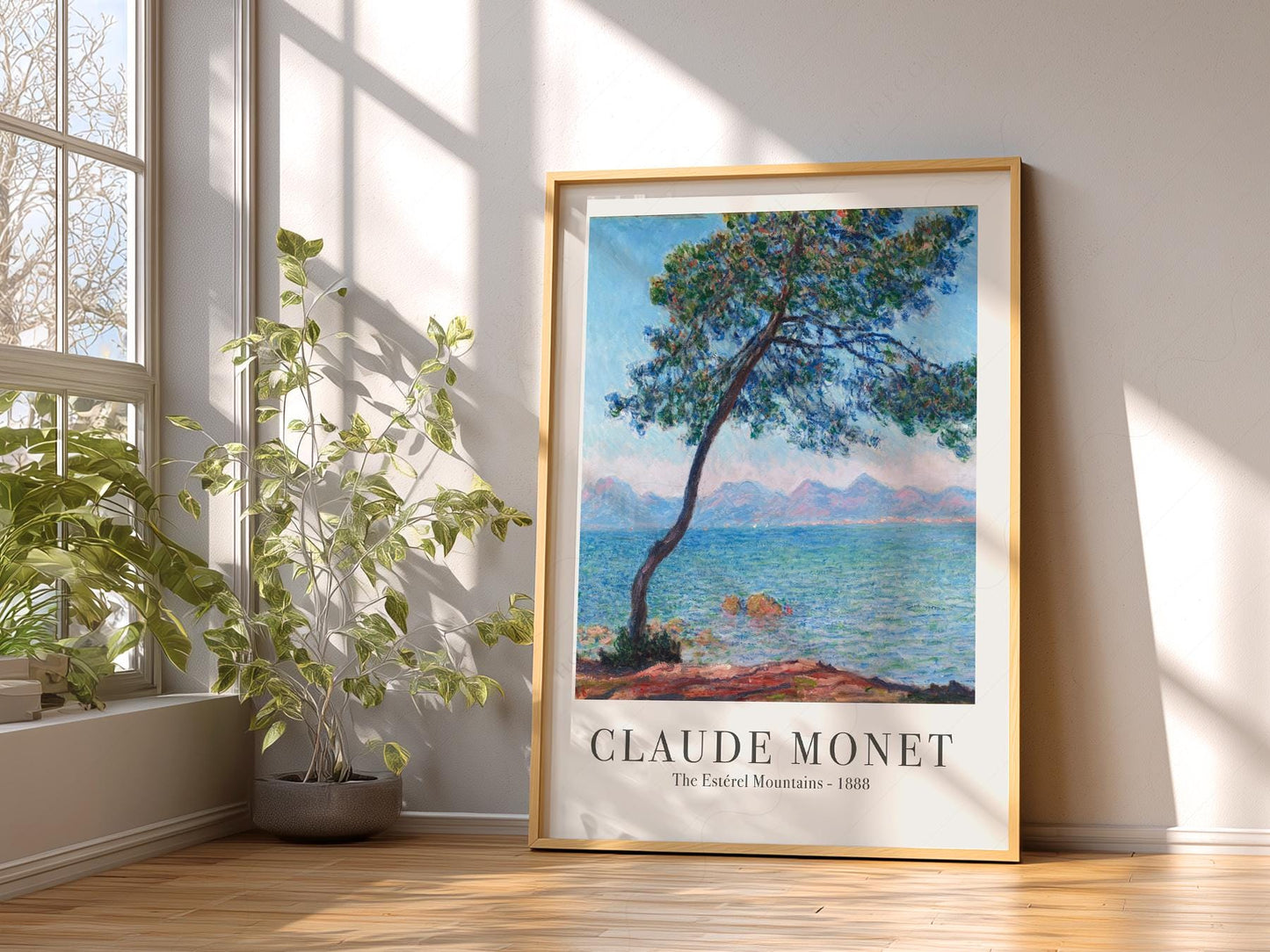Claude Monet The Estérel Mountains Art Print – French – archival paper art print