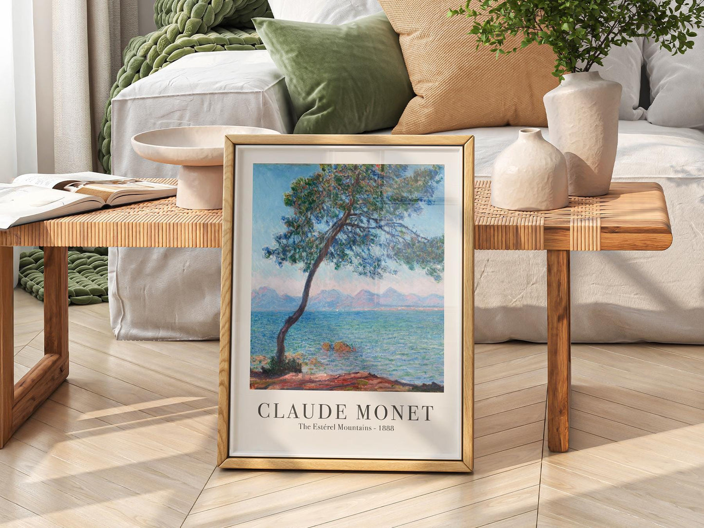 Claude Monet The Estérel Mountains Art Print – French – high quality art print