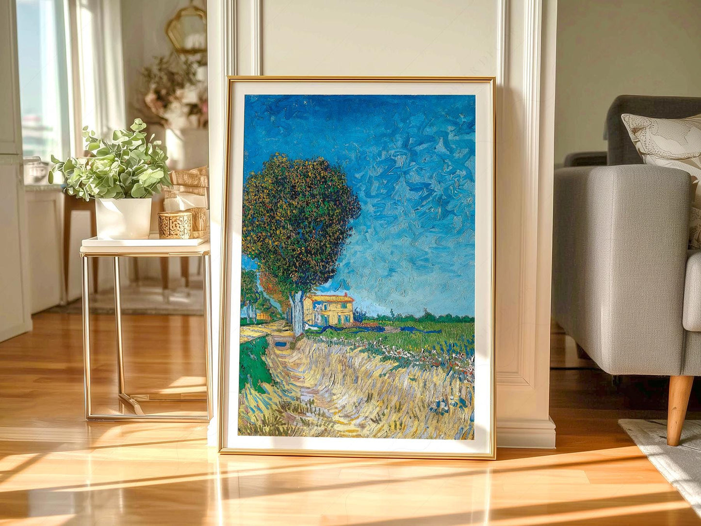 Vincent van Gogh A Lane Near Arles Art Print – Famous – classic art print reproduction