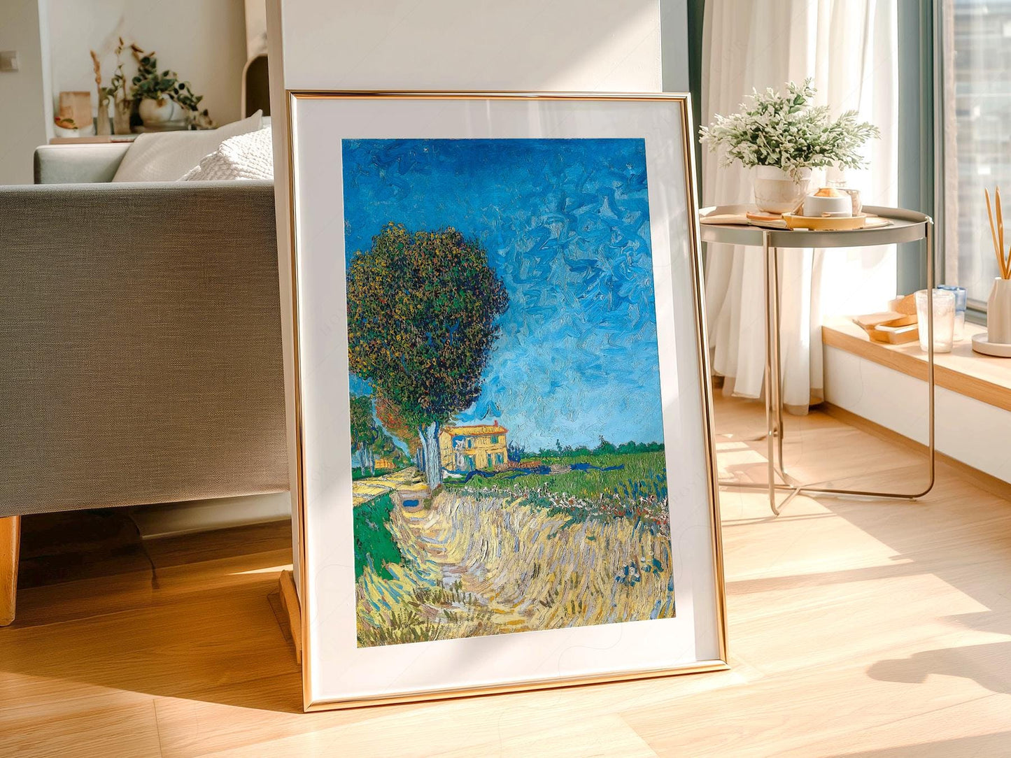 Vincent van Gogh A Lane Near Arles Art Print – Famous – archival paper art print